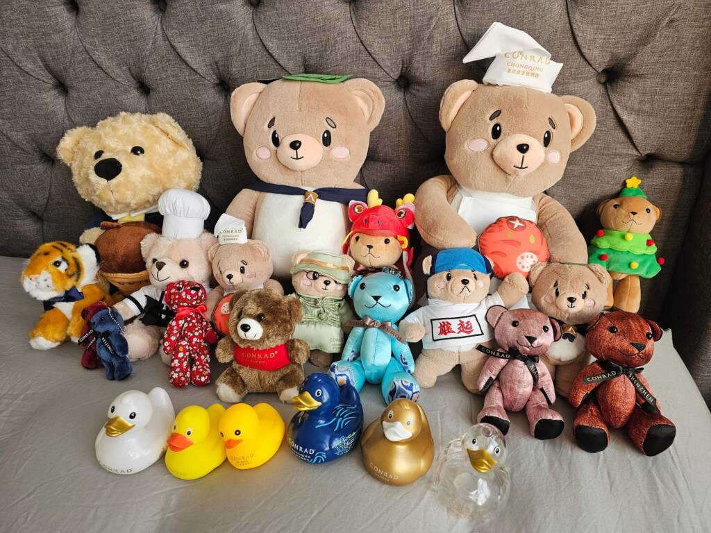 China stuffed toys Visiting Every Conrad Hotel: Our Global Conrad Challenge Journey