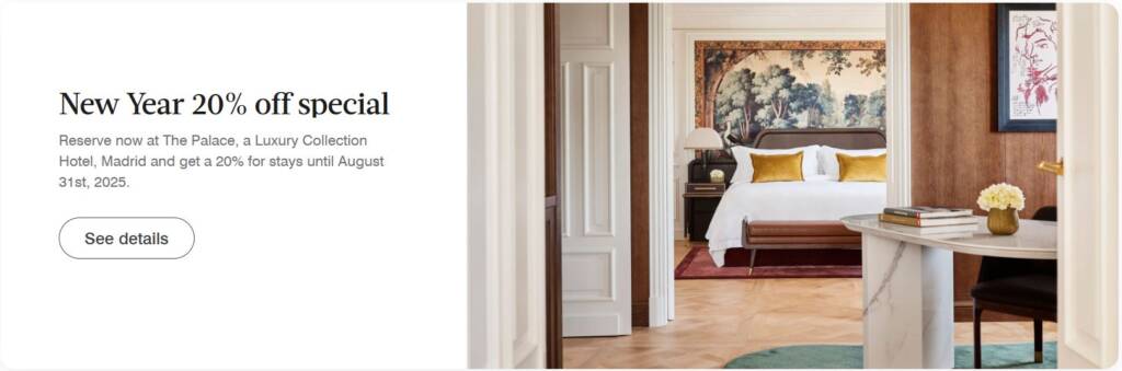 The Palace Madrid Offer