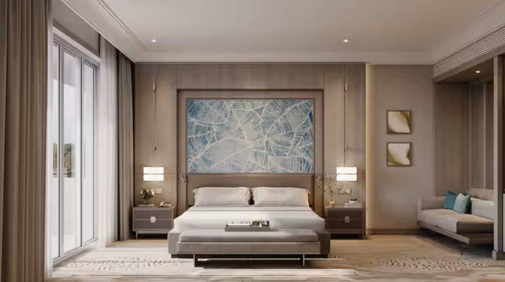 01 standard king room bed elevation level1 6 Hilton to Open New LXR Resort in Abu Dhabi’s Eastern Mangroves in Dec 2025
