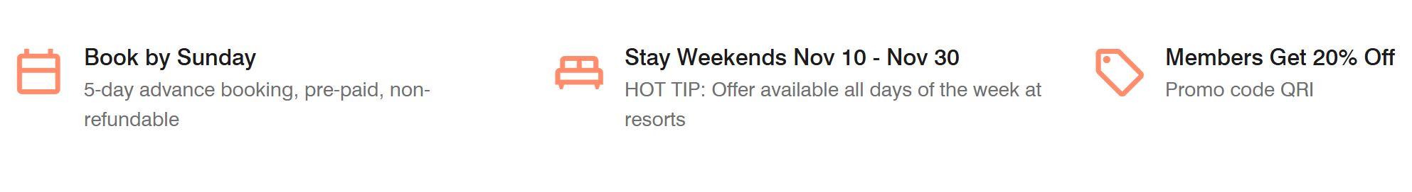 Marrriott Bonvoy Escapes Promotion